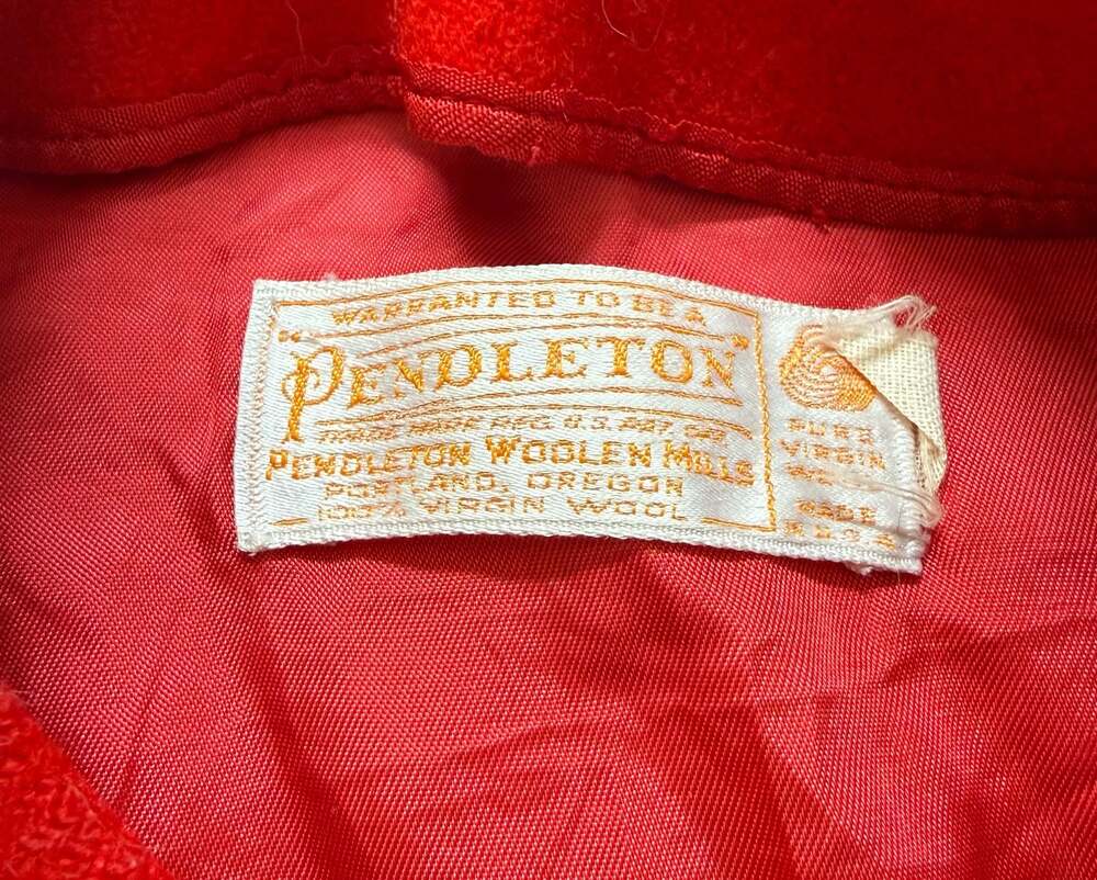 Classic Red Women's Wool Jacket - Picture 2 of 4